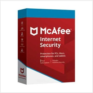 mcafee internet security, 10 devices – 3 year